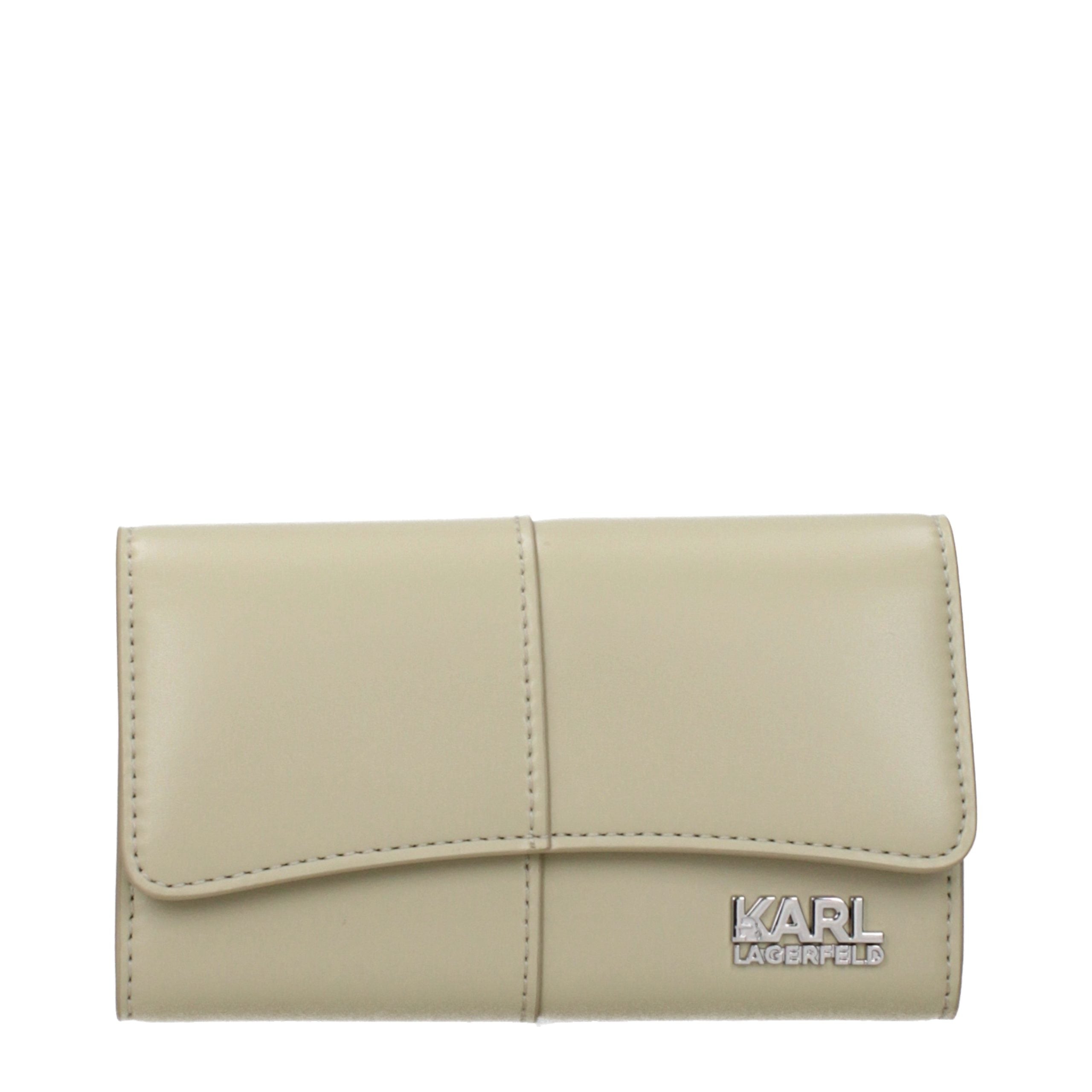 Karl Lagerfeld Green Polyethylene Wallet
