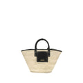 Jacquemus Beige Raffia Shoulder Bag