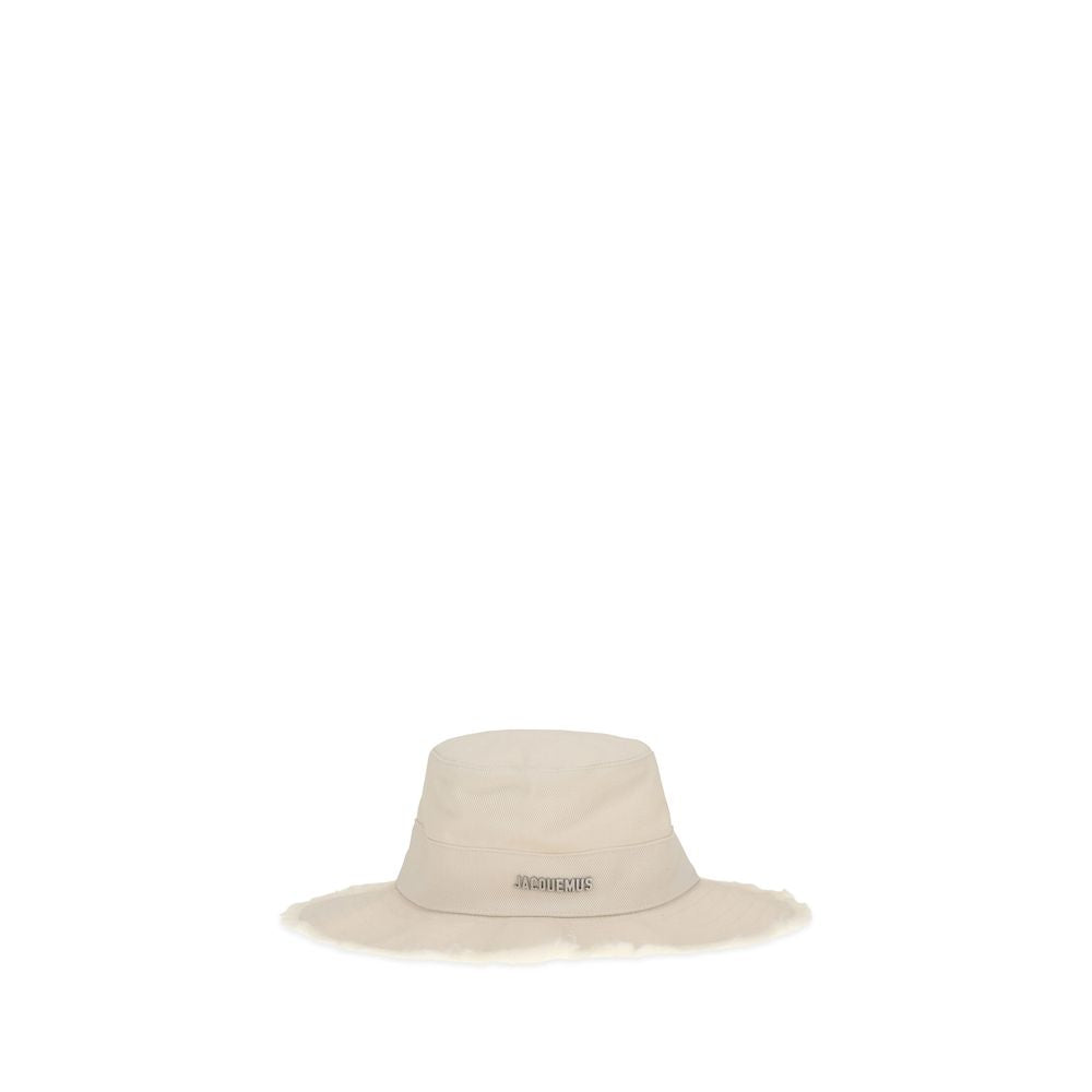 Jacquemus White Cotton Bucket Hat