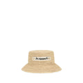 Jacquemus Beige Raffia Bucket Hat