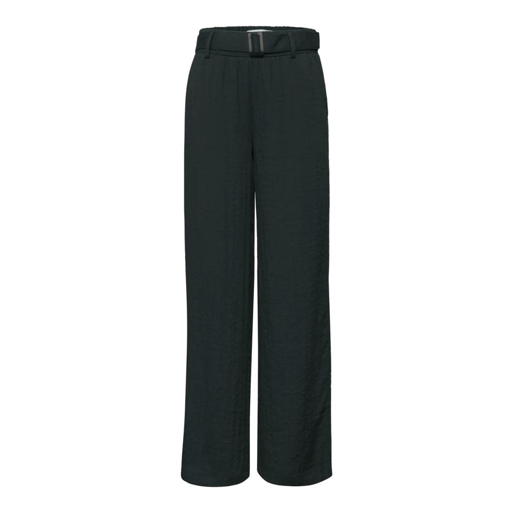 Street One Black Viscose Casual Pants