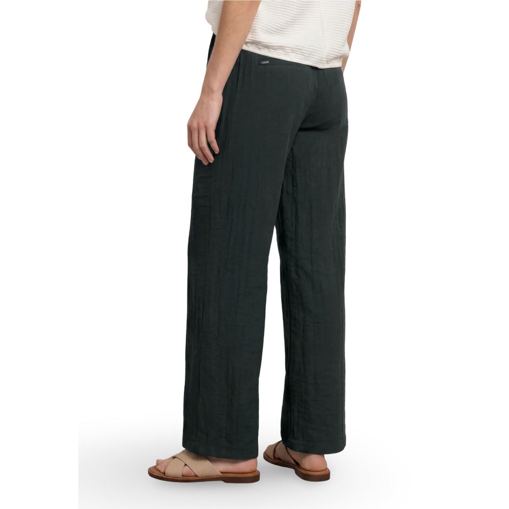 Street One Black Viscose Casual Pants