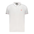 Lotto White Polyester Men's Polo Shirt