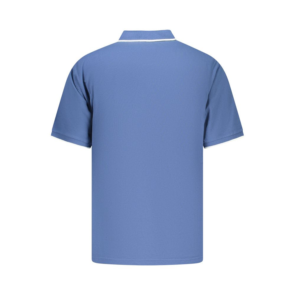 Coveri Moving Blue Cotton Men's Polo Shirt