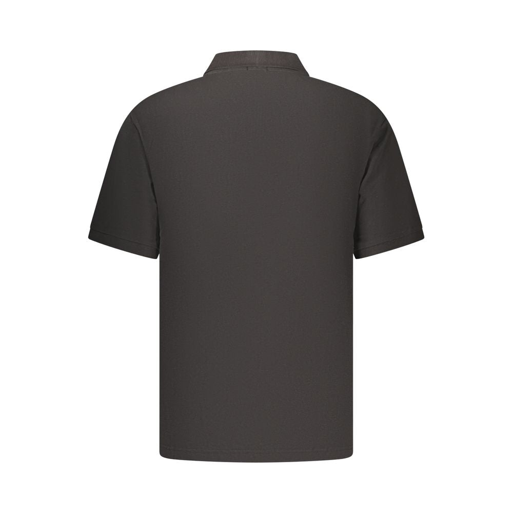 Rifle Black Cotton Men's Polo Shirt