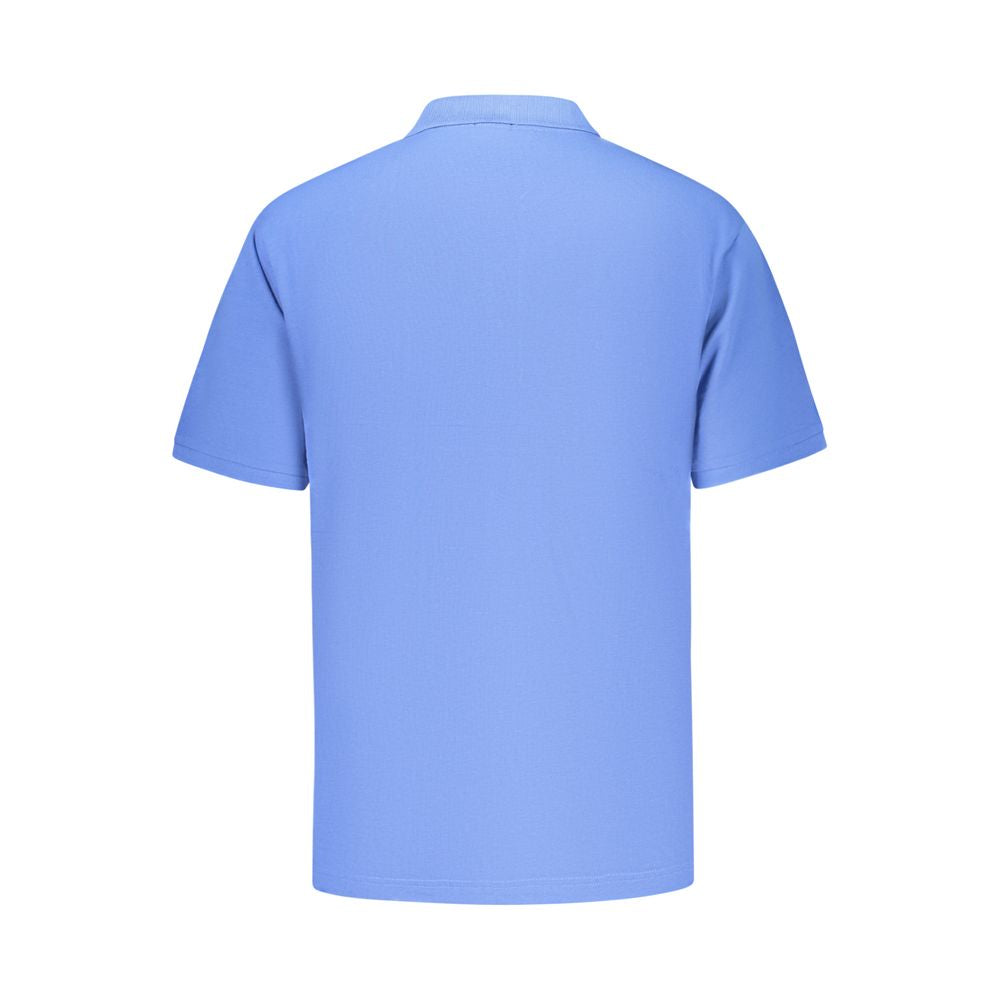 Rifle Blue Cotton Men's Polo