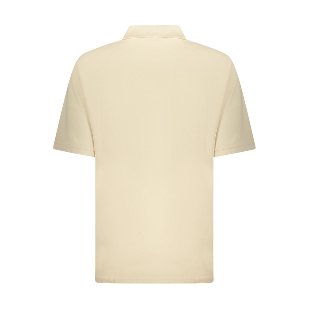 Rifle Beige Cotton Mens Polo