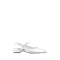 Carel Paris Silver Calf Leather Bos Taurus Platform Loafers