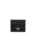 Prada Black Calf Leather Bos Taurus Wallet