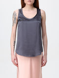 Brunello Cucinelli Bicolor Silk Tank Tops