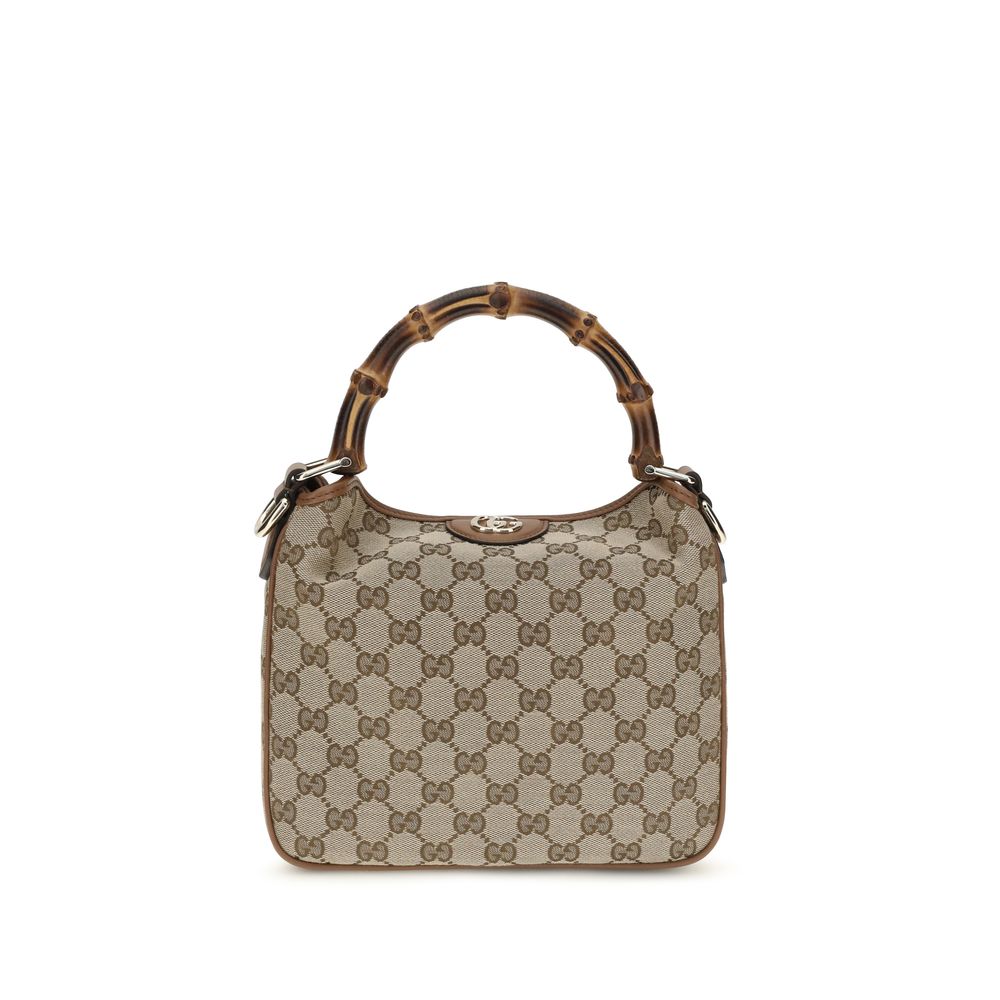 Gucci Brown Fabric Shoulder Bag