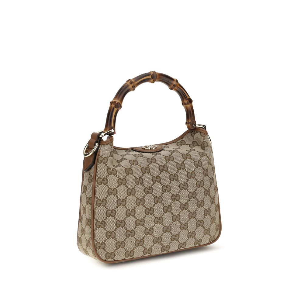 Gucci Brown Fabric Shoulder Bag