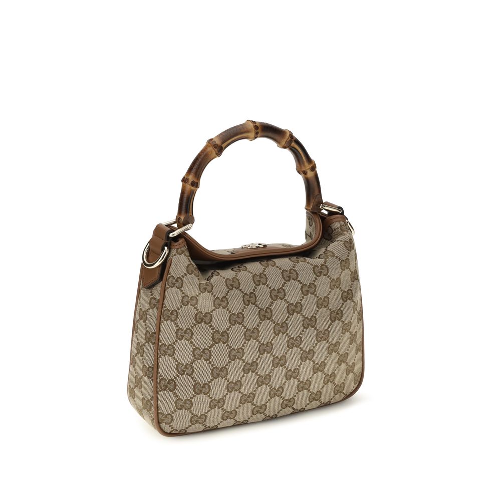 Gucci Brown Fabric Shoulder Bag