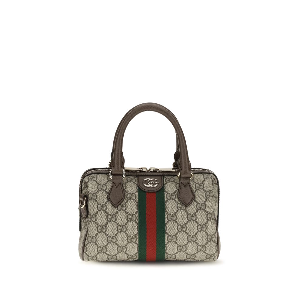 Gucci Brown Fabric Handbag