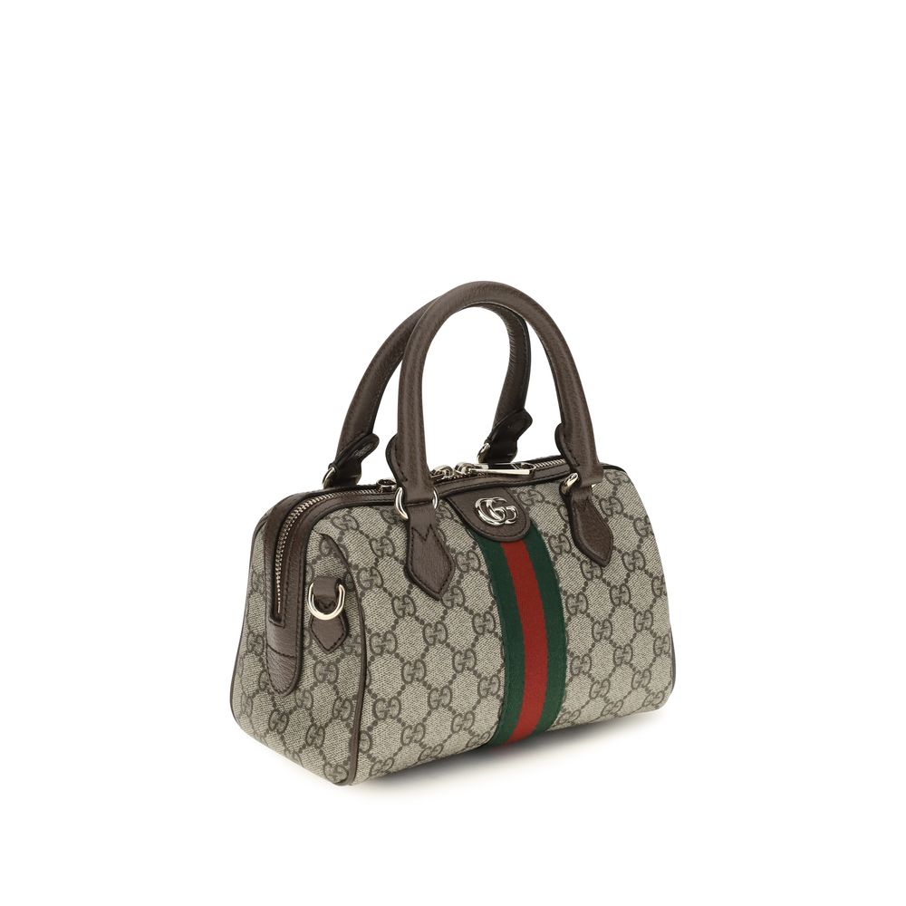 Gucci Brown Fabric Handbag
