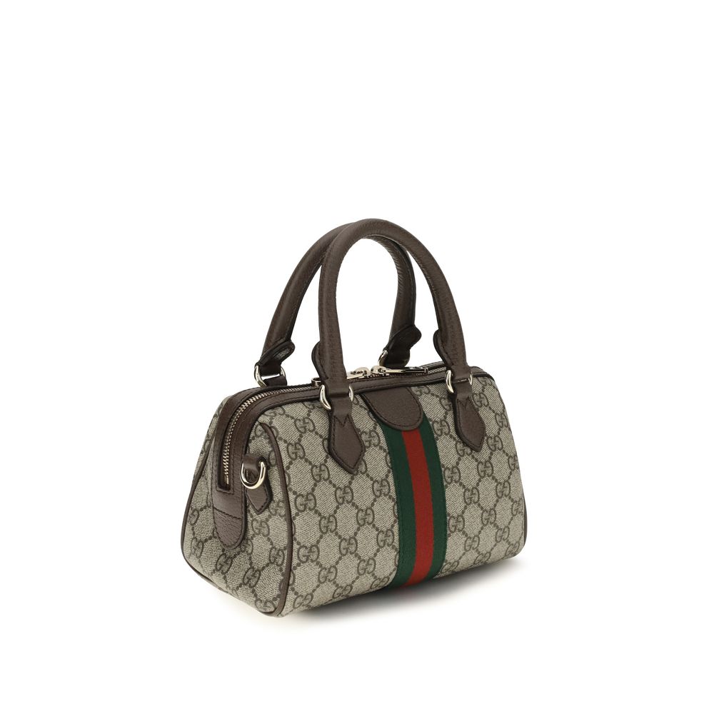 Gucci Brown Fabric Handbag