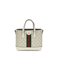 Gucci White Fabric Shoulder Bag
