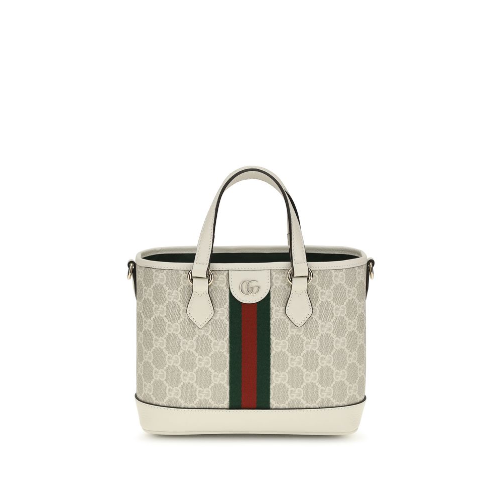 Gucci White Fabric Shoulder Bag