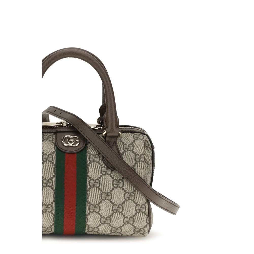 Gucci Brown Fabric Handbag
