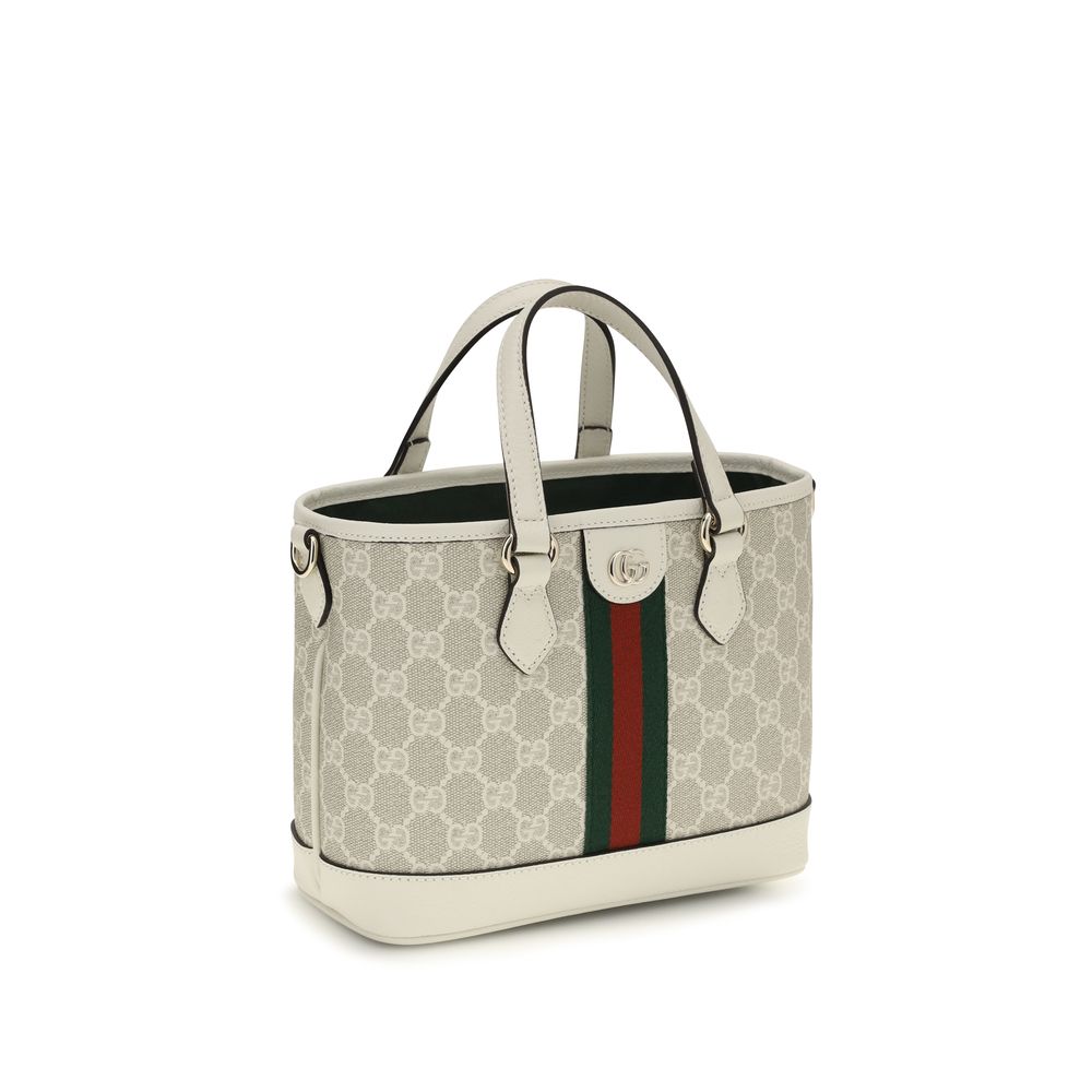 Gucci White Fabric Shoulder Bag
