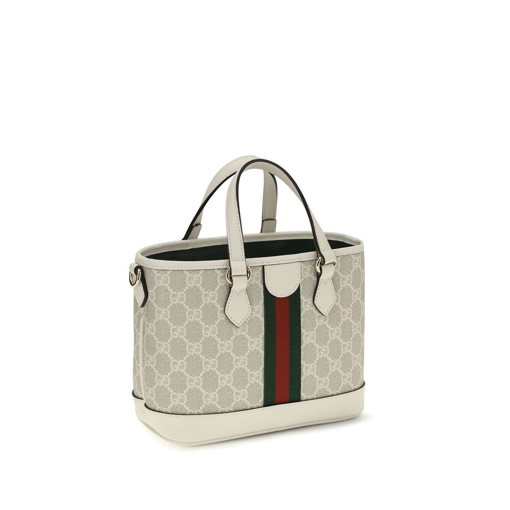 Gucci White Fabric Shoulder Bag