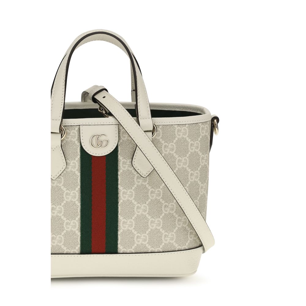 Gucci White Fabric Shoulder Bag