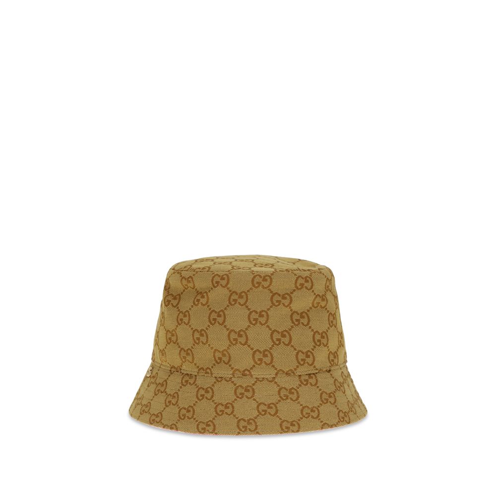 Gucci Beige Cotton Bucket Hat