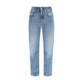 Brunello Cucinelli Blue Cotton Jeans Denim