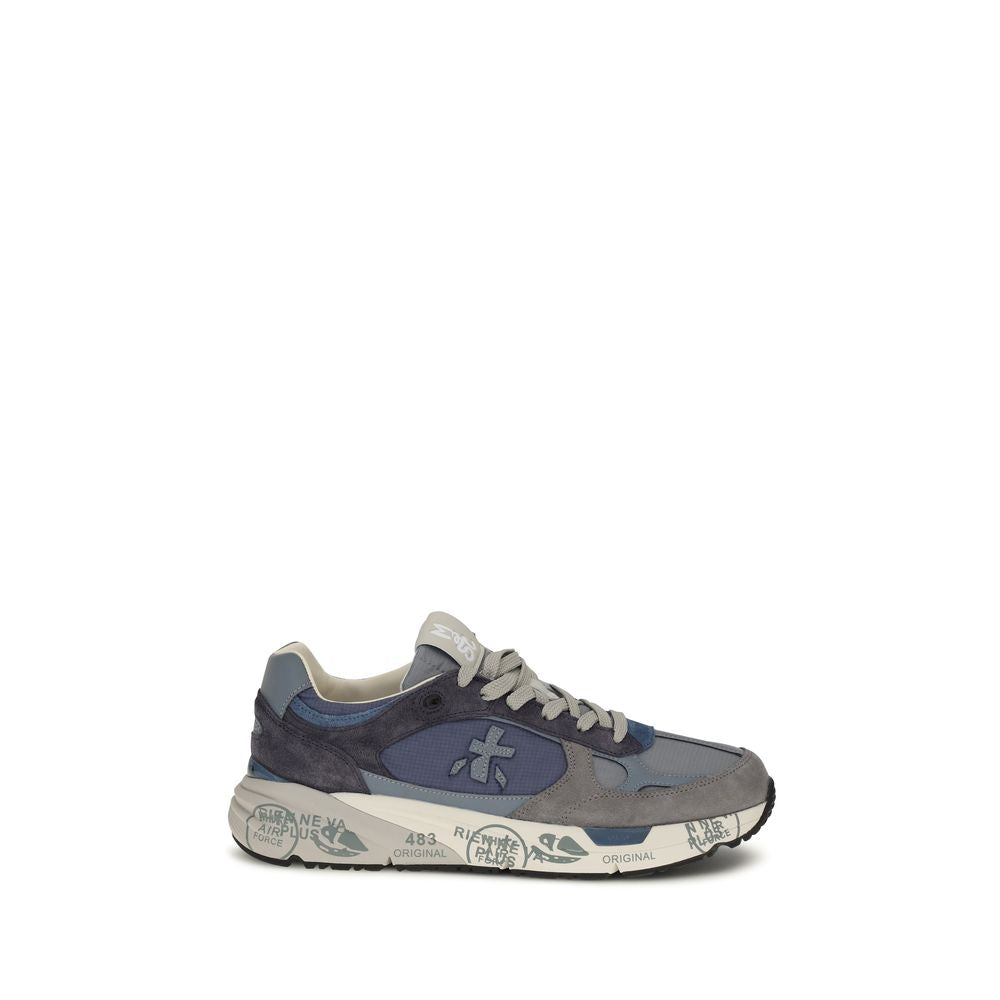 Premiata Blue Polyamide Chunky Sneakers