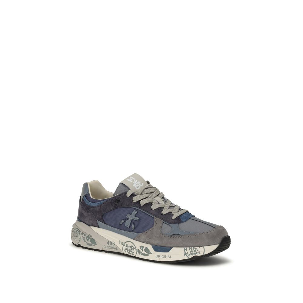Premiata Blue Polyamide Chunky Sneakers