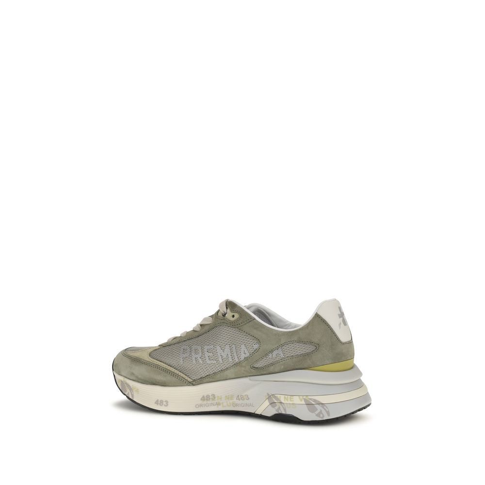 Premiata Bicolor Calf Leather Bos Taurus Low Top Sneakers