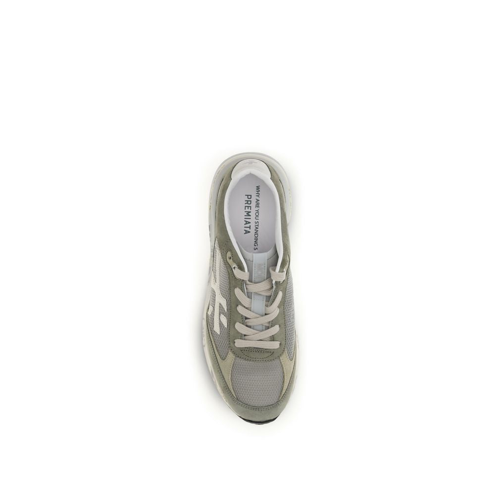 Premiata Bicolor Calf Leather Bos Taurus Low Top Sneakers