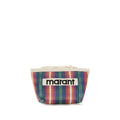 Isabel Marant Multicolor Nylon Clutch Bag