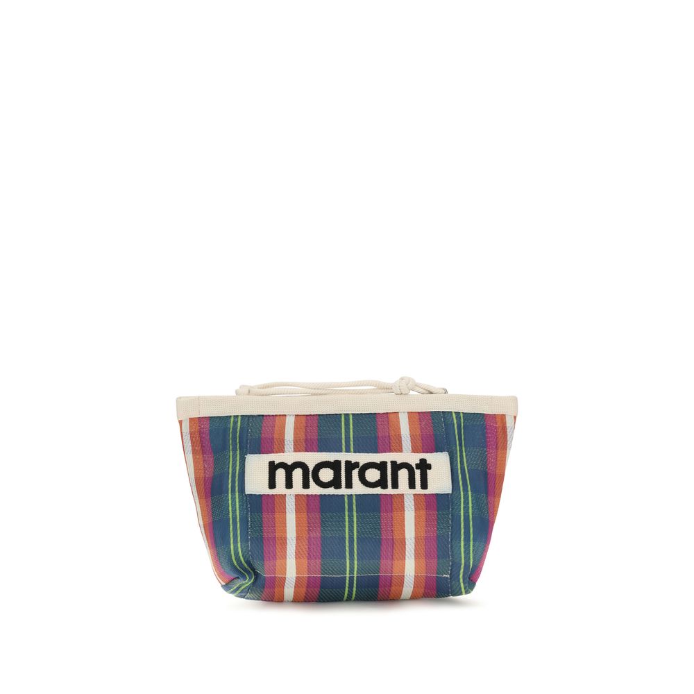 Isabel Marant Multicolor Nylon Clutch Bag