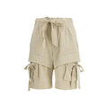 Isabel Marant Étoile Beige Viscose Bermuda Shorts
