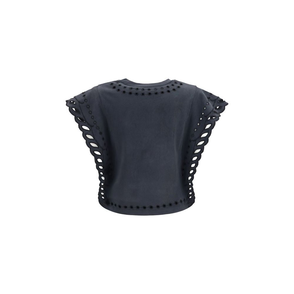Isabel Marant Étoile Black Cotton T-Shirt