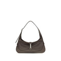 Gucci Brown Calf Leather Bos Taurus Shoulder Bag