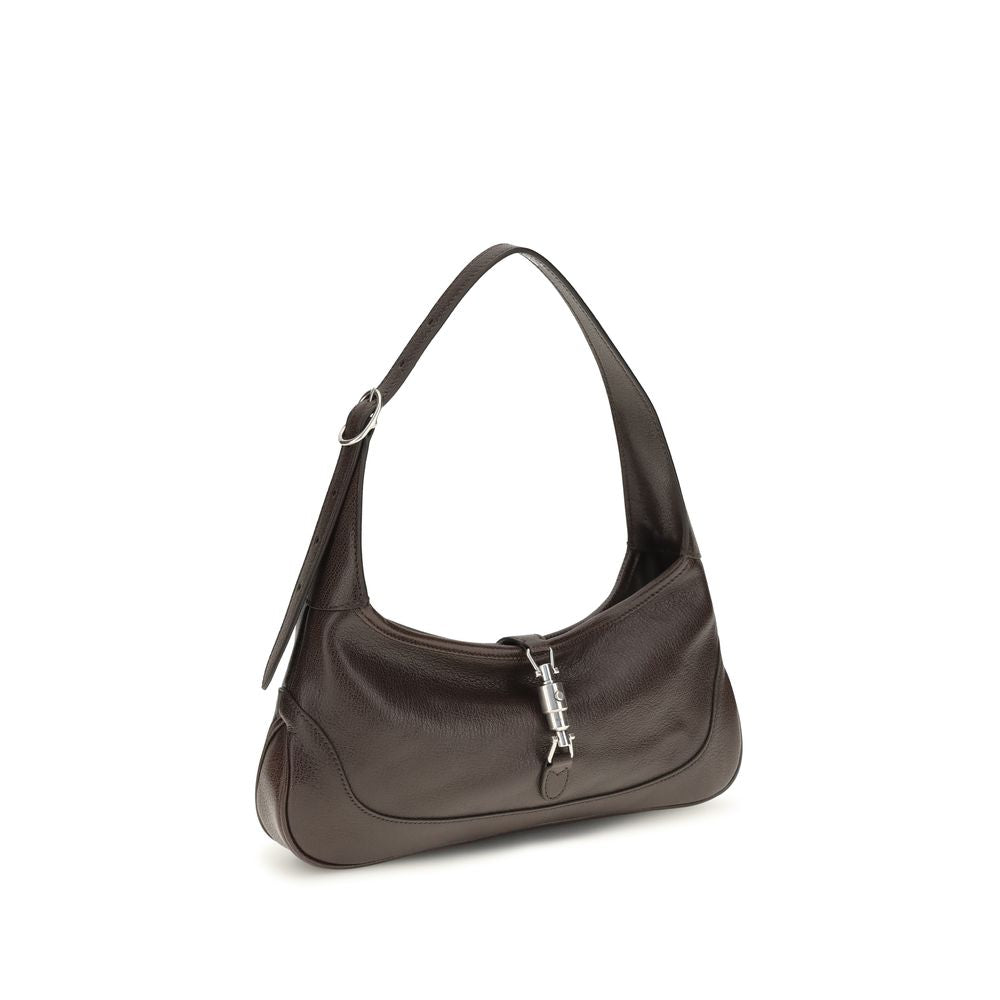 Gucci Brown Calf Leather Bos Taurus Shoulder Bag