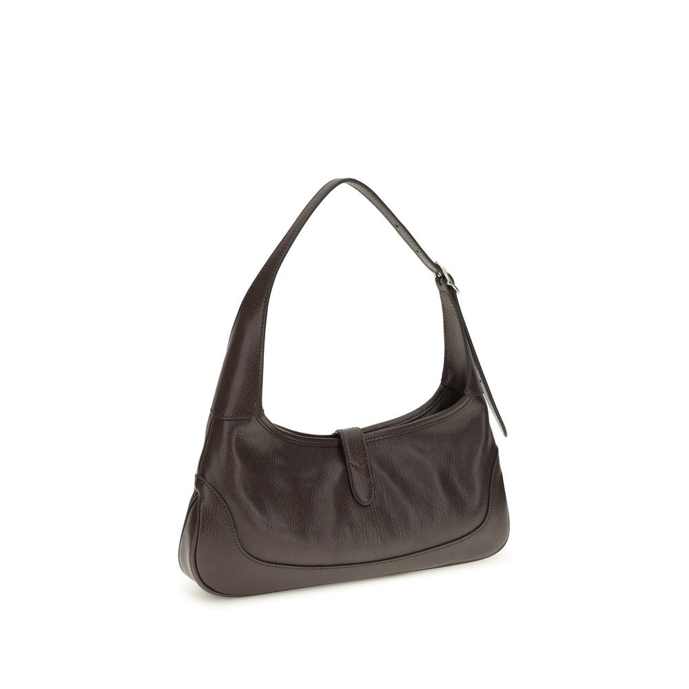 Gucci Brown Calf Leather Bos Taurus Shoulder Bag