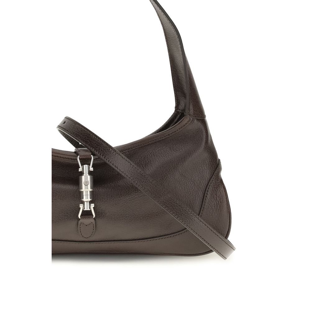 Gucci Brown Calf Leather Bos Taurus Shoulder Bag