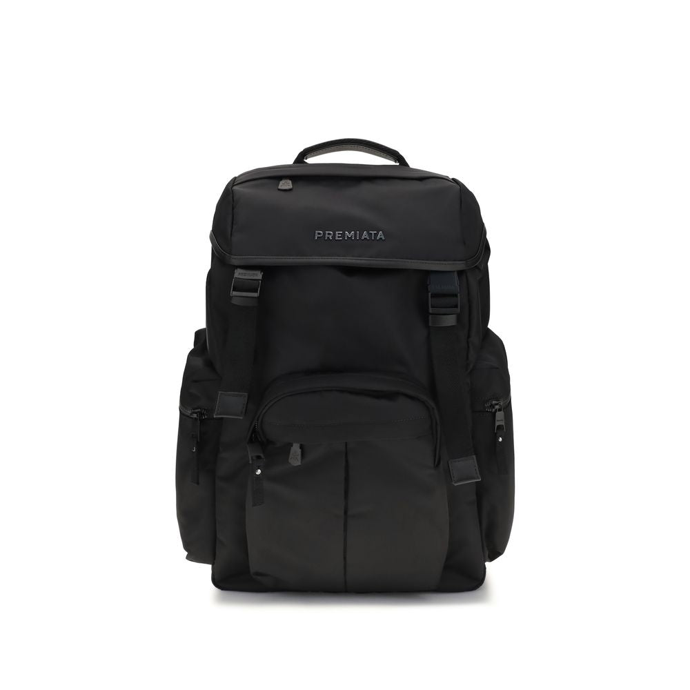 Premiata Black Nylon Backpack