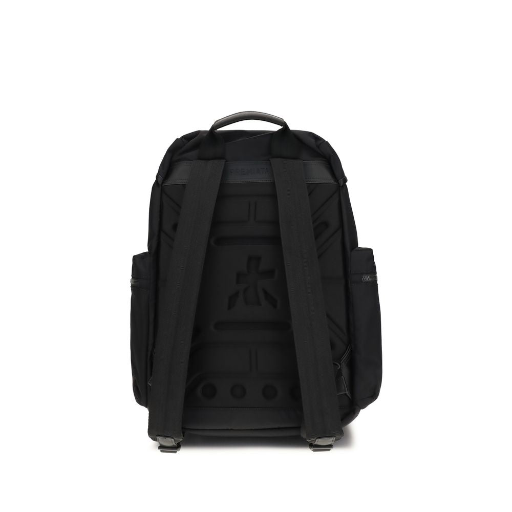 Premiata Black Nylon Backpack