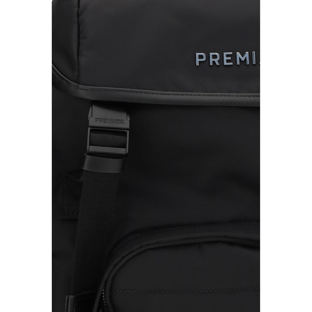 Premiata Black Nylon Backpack