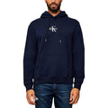 Calvin Klein Jeans Blue Cotton Hoodie