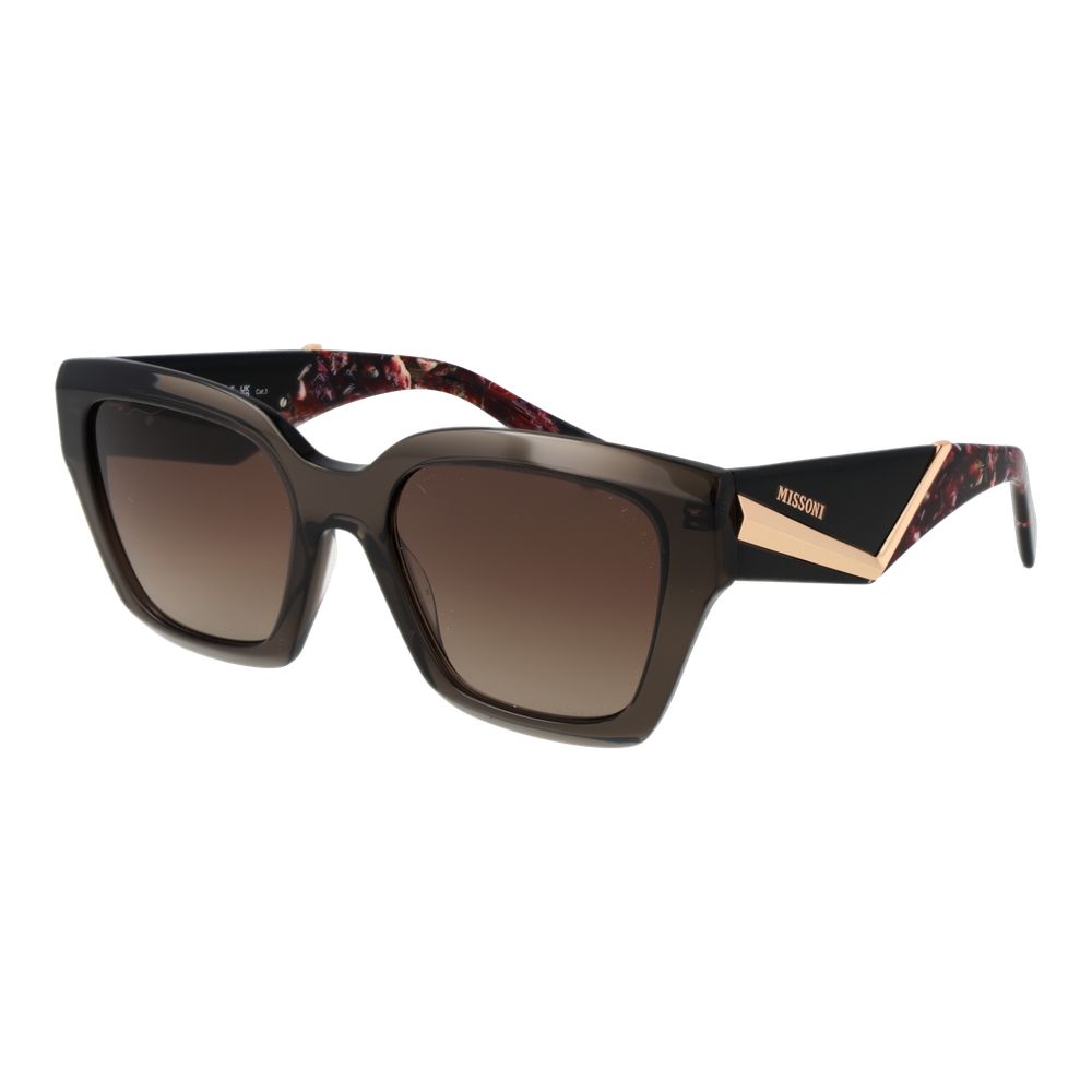 Missoni Brown Acetate Sunglasses