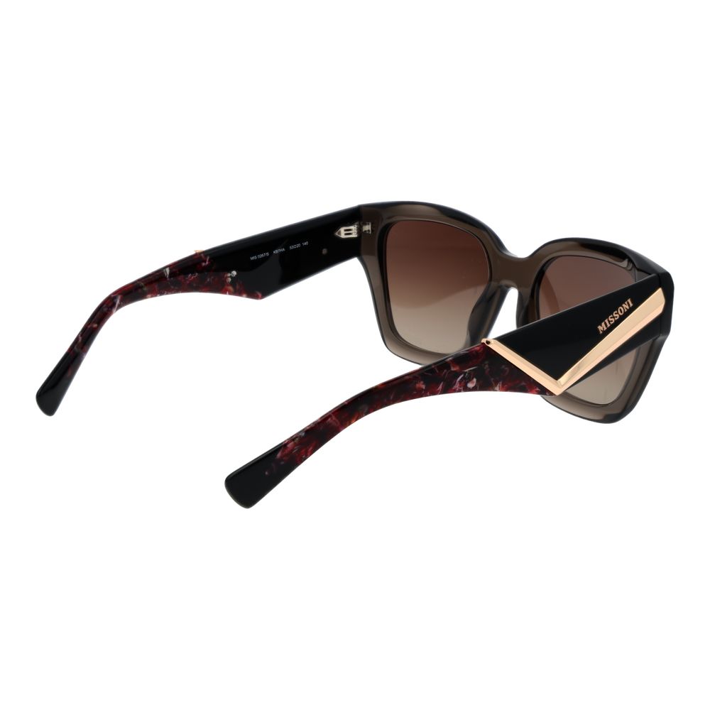 Missoni Brown Acetate Sunglasses