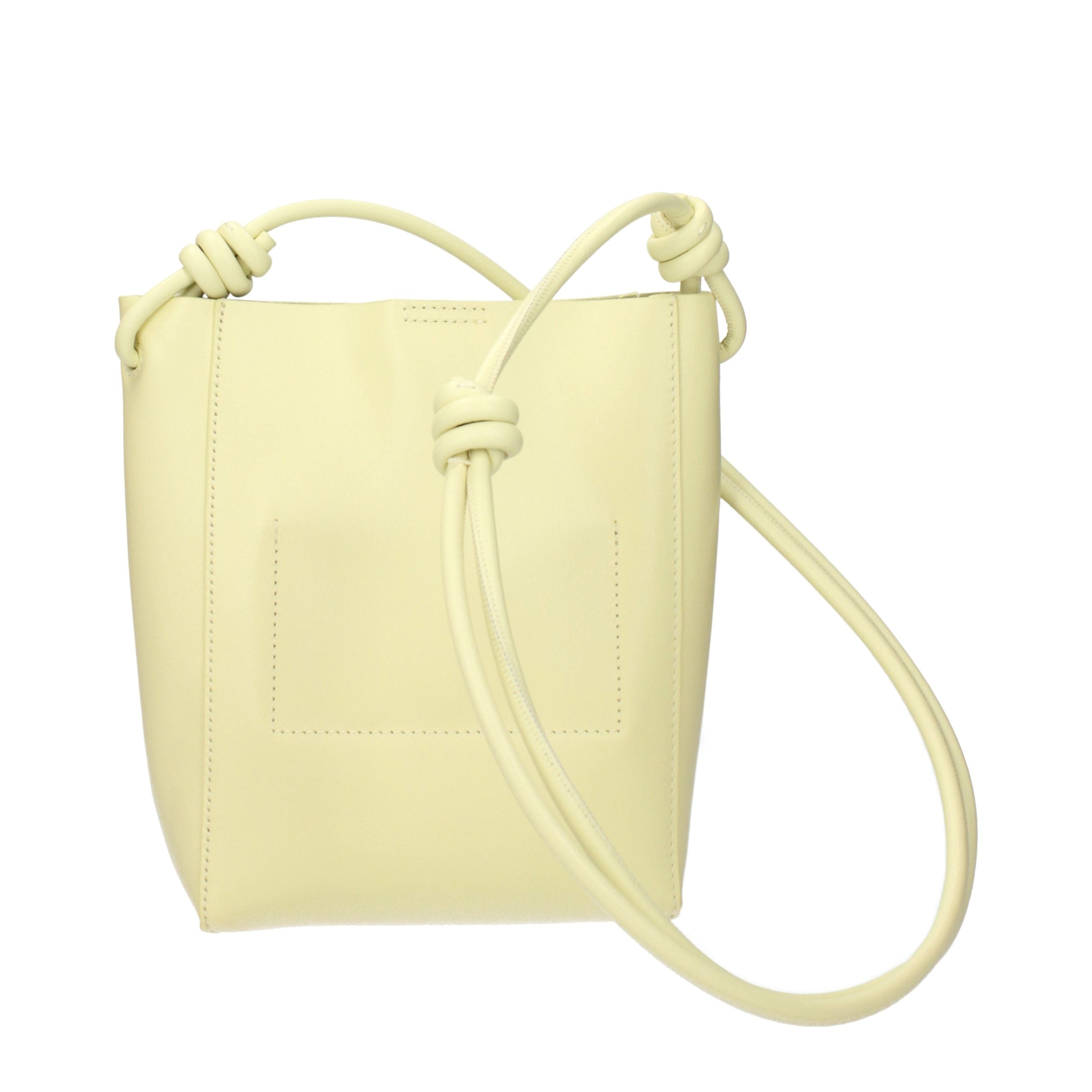 Jil Sander Yellow Leather Crossbody Bag