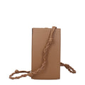 Jil Sander Brown Leather Crossbody Bag