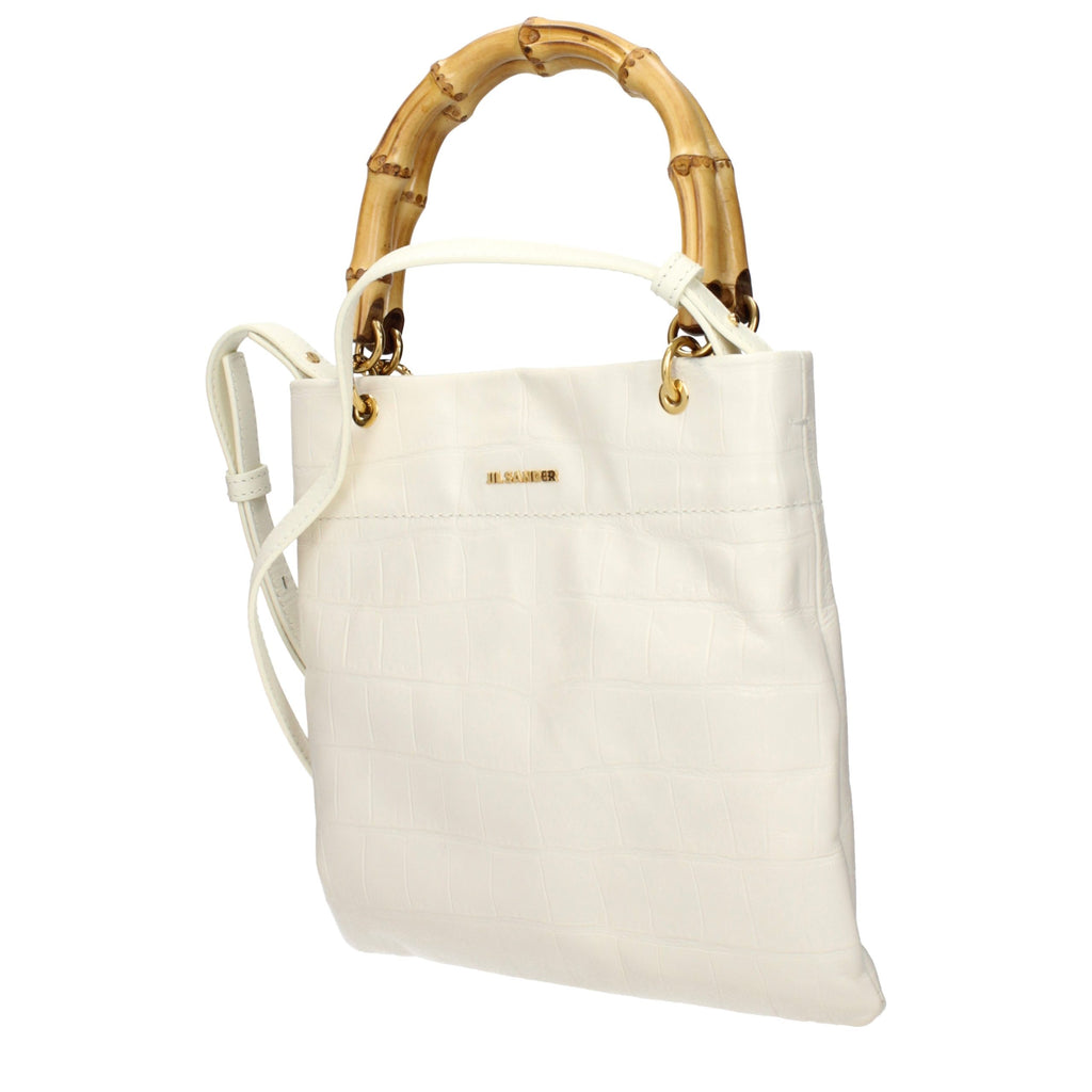 Jil Sander Beige Leather Handbag