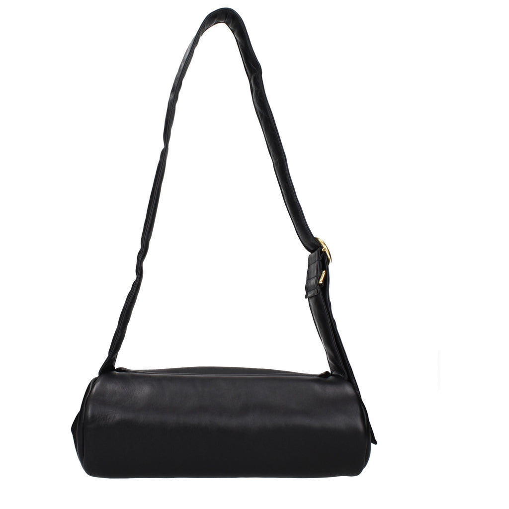 Jil Sander Black Leather Crossbody Bag